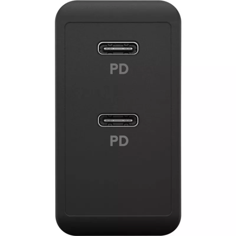 Caricabatterie da interno Goobay 61757 ricarica rapida USB Type-C 2 porte nero