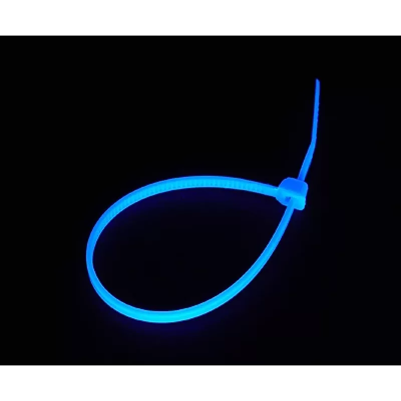 Fascette BitsPower BP-UVCT-BL, nylon, blu, 120 mm × 2,5 mm, confezione da 20