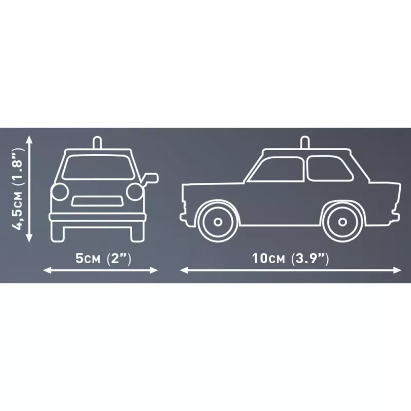 Trabant 601 Polizei, giocattolo da costruzione