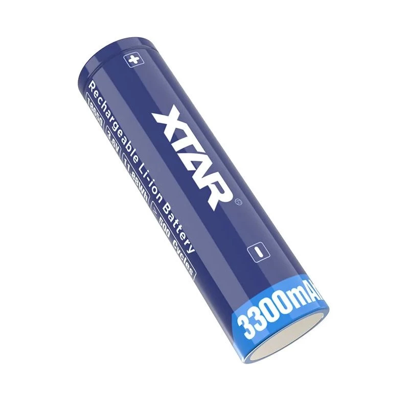 Batteria 18650 3,6V Li-ion 3300 mAh con protezione