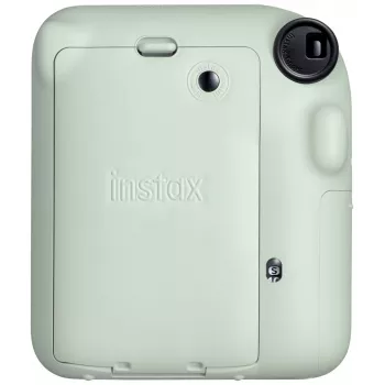 Fotocamera istantanea Fujifilm Instax Mini 12 verde — immagine 86x54 mm, pellicola 62x46 mm, lunghezza focale equivalente 60 mm