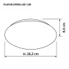 Plafoniera LED moderna Activejet OPERA LED 12W