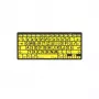Tastiera Logickeyboard LKB-LPBY-BTON-DE Bluetooth QWERTZ tedesco nero - giallo (LKB-LPBY-BTON-DE)