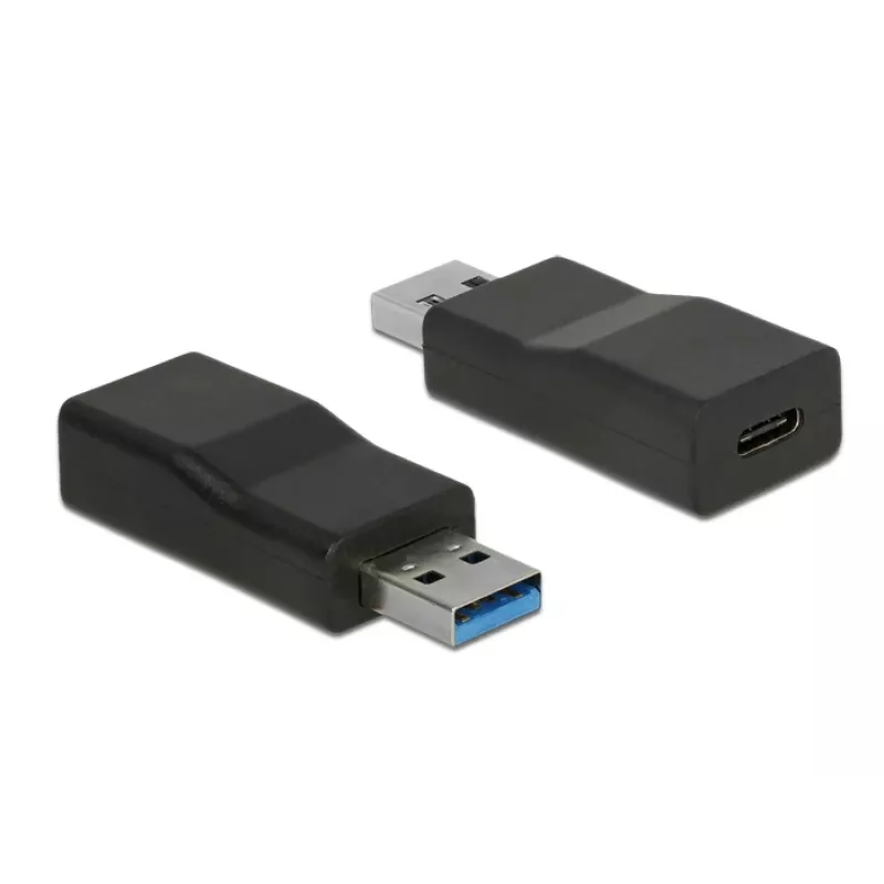 Adattatore per cavo DeLOCK 65696 USB 3.1 Gen 2 Type-A su Type-C nero