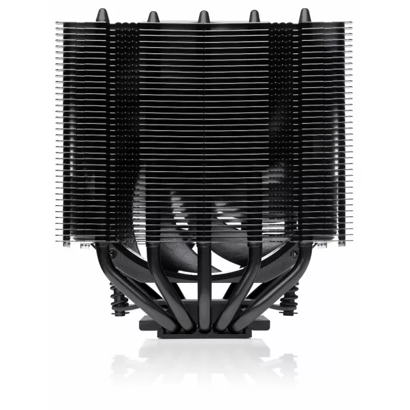 Noctua NH-D12L chromax.black dissipatore CPU ad aria, 120 mm, alluminio, nero, 450–2000 RPM, 22,6 dBA