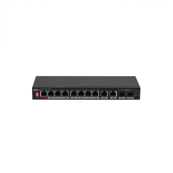 Switch PoE 8 porte 1000Mbps + 2 uplink