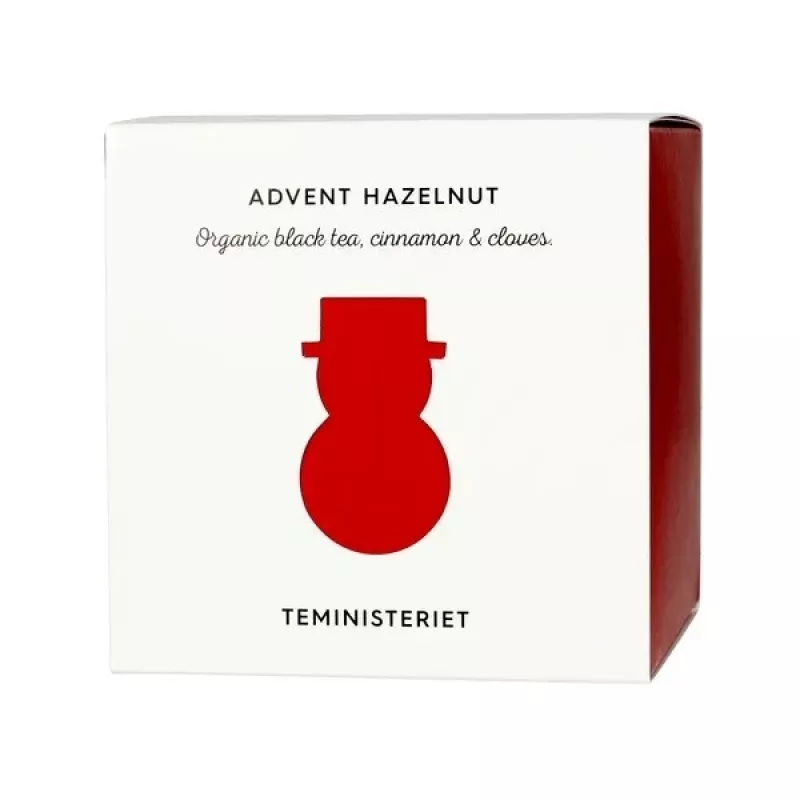 Tè nero in foglie Advent Hazelnut 100g - Teministeriet