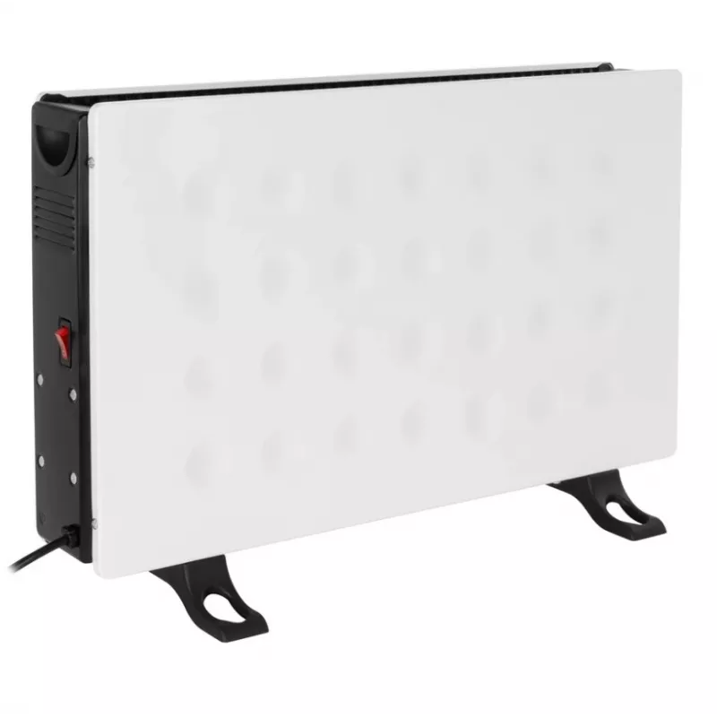 Convettore elettrico NOVEEN CH8000 — 2000 W, 3 livelli di potenza, timer, telecomando, bianco