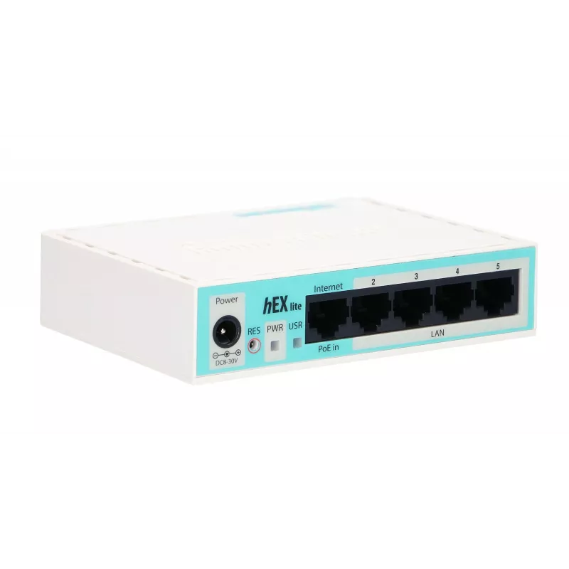 Router cablato Mikrotik hEX lite bianco