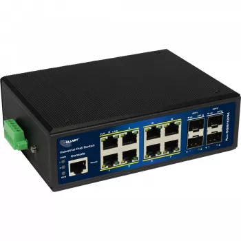 Switch PoE industriale ALLNET ALL-SGI8112PMJ 8+4 porte
