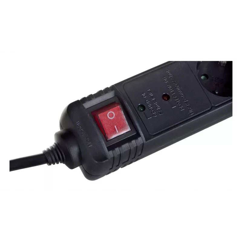Protezione da sovratensione Gembird SPG5-C-10 nero 5 prese AC 250V 3m
