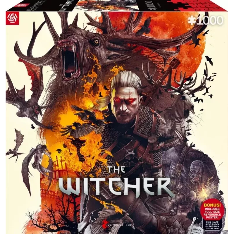 Good Loot Gaming Puzzle: The Witcher Monsters, 1000 pezzi