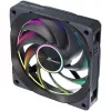 Ventola Seasonic MagFlow ARGB 12 cm 2000 RPM nera