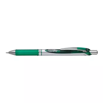 Penna gel retrattile Pentel EnerGel Xm verde