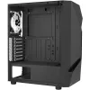 Aerocool Scape-G-BK-v2 Midi-Tower, Tempered Glass, FRGB - nero
