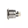 Interruttore/pulsante antivandalo DimasTech 25 mm Silverline Dot RGB PD212