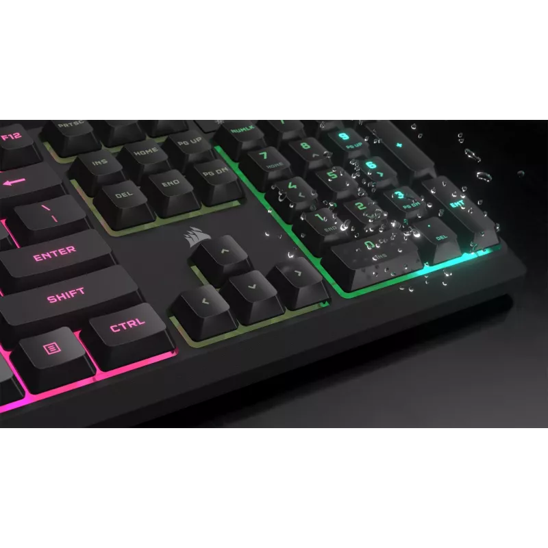 Corsair CH-9226D65-DE tastiera Gaming USB QWERTZ tedesco grigio