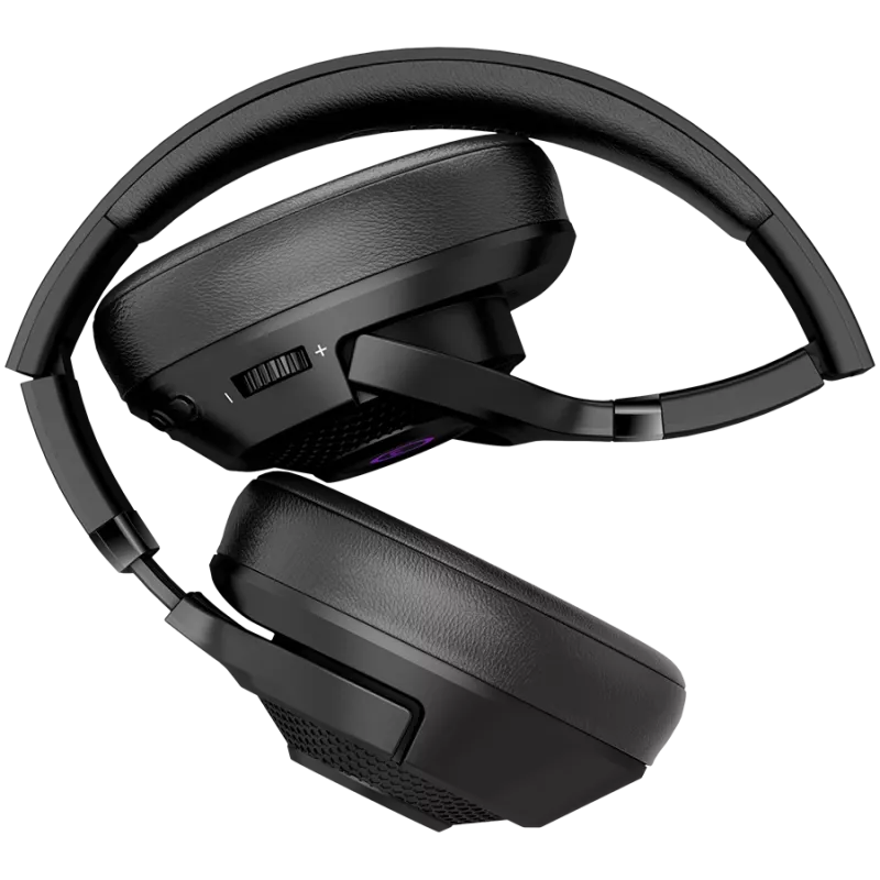 Lorgar Noah 702 (LRG-GHS702) cuffie gaming wireless, Bluetooth 5.3, ricevitore USB, AUX da 3,5 mm, driver da 40 mm, 1000 mAh, RGB, nere