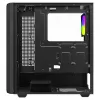Savio Noctis Glass RGB Cube case per PC, ATX/Micro-ATX/Mini-ITX, frontale in vetro temperato, ventole RGB, nero