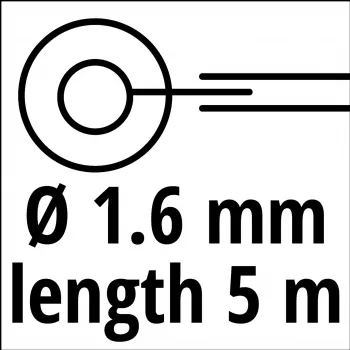 Rocchetto filo per tagliabordi Einhell 3405117 rosso plastica 1 pz.
