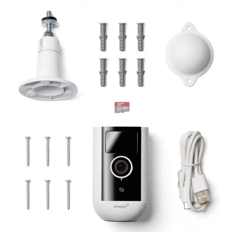 Telecamera di sicurezza IP omajin by Netatmo OWC-01-EU Wi-Fi 4