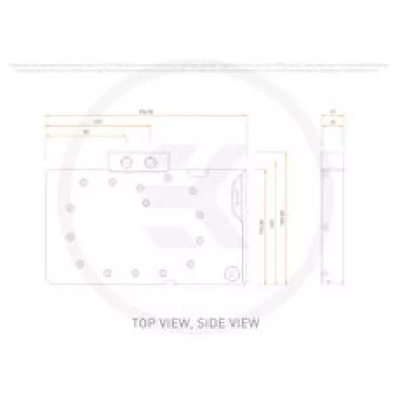 EKWB EK-Quantum Vector³ Suprim RTX 5090 dissipatore GPU a liquido, D-RGB, Backplate - acrilico