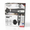 Asciugacapelli Adler AD 2248gc 2200W — ionico, 2 velocità, 3 temperature, getto freddo, diffusore, concentratore, cavo 1,8 m