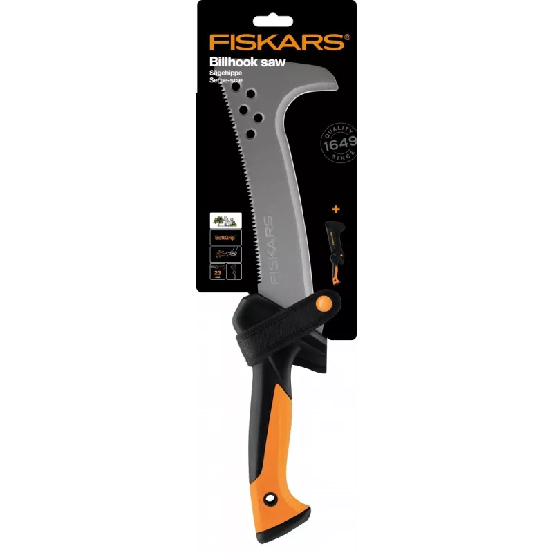 Sega a mano Fiskars 1051233 seghetto ad arco 23 cm nero, arancione, argento