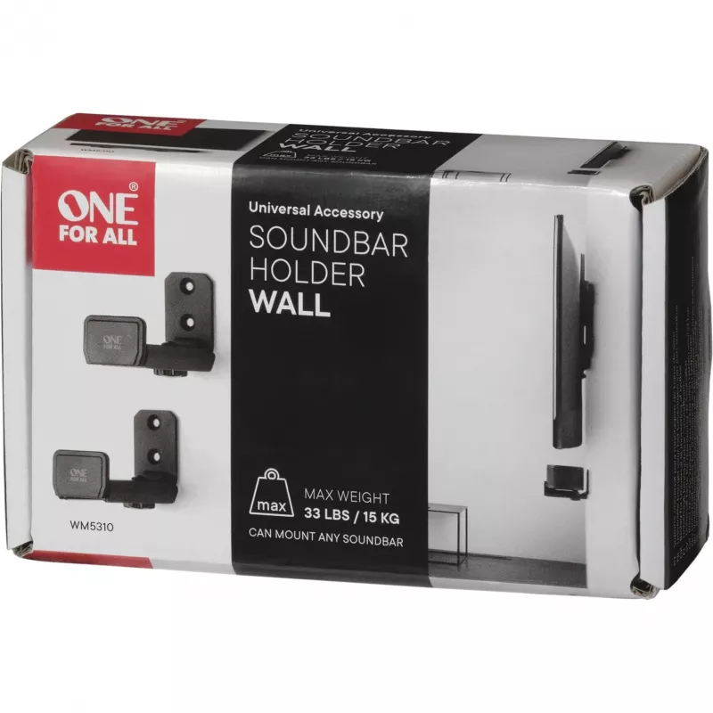 One for All Supporto da parete per soundbar FLAT (WM5310)