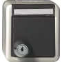 gira Presa Schuko con serratura, modello 456730 (KD) – bloccabile, compatibile incasso, grigio