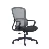 Sedia da ufficio ergonomica Up Up Darwin nero, tessuto nero + rete grigia
