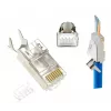 Connettore maschio RJ45 GEMBIRD CAT7 8P8C placcato oro 15µ FTP/SFTP, confezione da 100