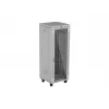 Armadio rack a pavimento LANBERG 19 pollici 32U 600×600 mm grigio con porte perforate e LCD (flat pack)