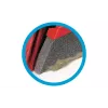 Scopa per interni VILEDA 151221 con testa in gomma, setole morbide/dure, rossa, larghezza confezione 340 mm