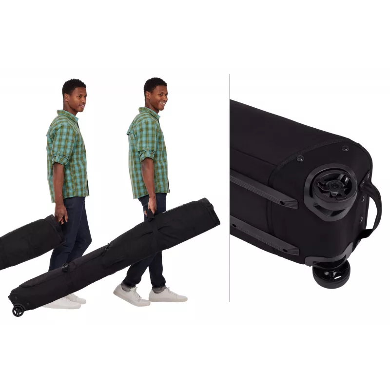 Thule 5176 Roundtrip Borsa snowboard con rotelle 165 cm nero