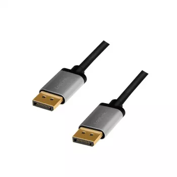 Logilink - cavo DisplayPort - DisplayPort (M) a DisplayPort (M) - DisplayPort 1.2 - 5 m - supporto 4K 60 Hz, supporta 2K 165 Hz (2560 x 1440)