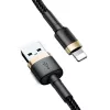 Cavo Baseus Cafule USB Lightning 1,5 A 2 m (oro+nero)