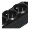 EVER Classic T/LZ09-CLA030/0000 protezione da sovratensioni, 5 prese, 3 m, 250 V, protezione bambini, LED, nera