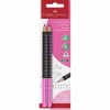 Matita FABER-CASTELL Jumbo Grip Two Tone 2xBS BK