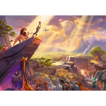 Thomas Kinkade Studios: Disney Dreams Collection - Il re leone, puzzle 1000 pezzi