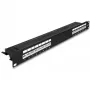 Patch panel DeLOCK 66876 1U Cat6a nero metallo