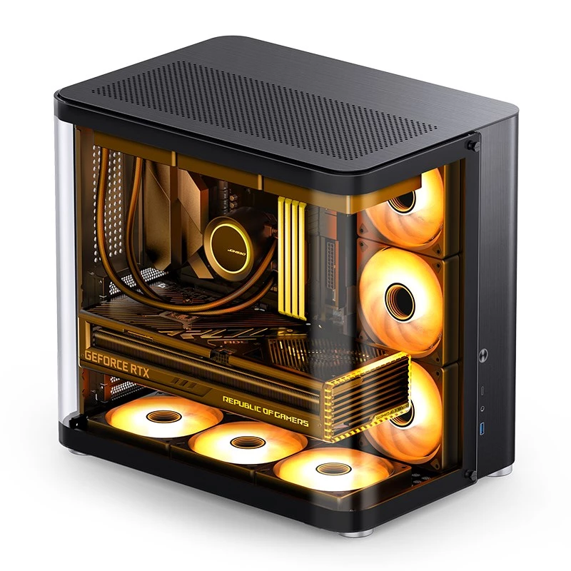 Case per PC Jonsbo TK-2 2.0 Midi Tower nero