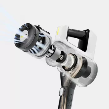 Aspirapolvere a bastone Kärcher VCS 3 Nano — batteria, filtro HEPA, senza sacchetto 0,6 l, 2,5 Ah, nero