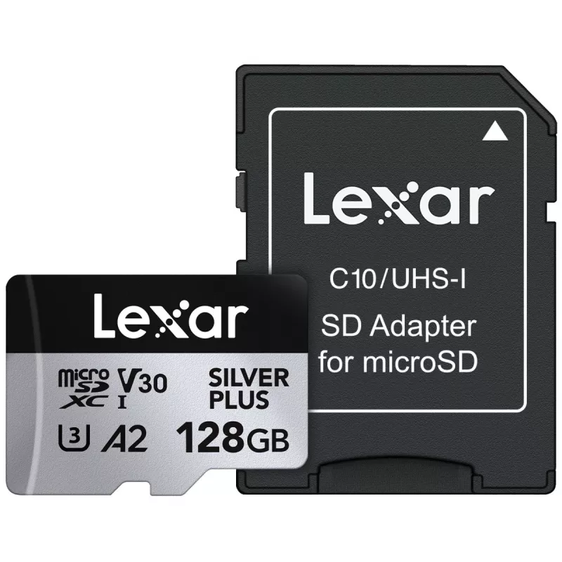 Memoria flash Lexar 128 GB UHS-I MicroSDXC Professional SILVER PLUS