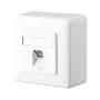 METZ CONNECT BTR E-DAT C6 8(8) AP - presa a parete - RJ-45 - bianco puro, RAL 9010 (1307370002-I)
