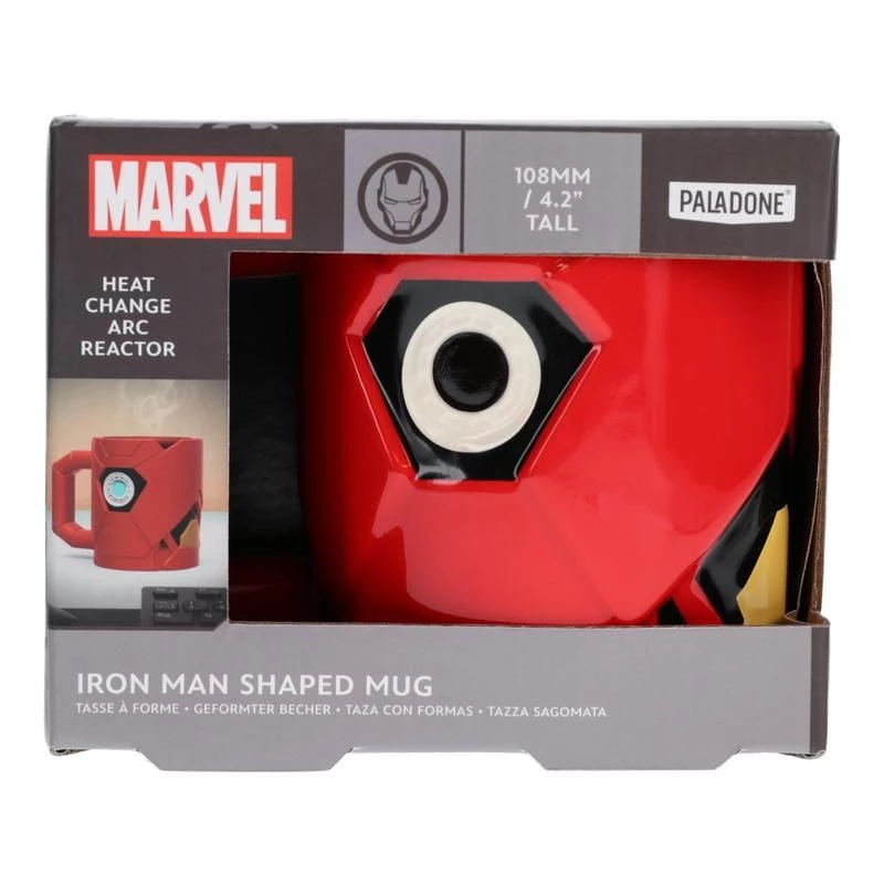 Tazza Paladone Iron Man sagomata rossa 0,5L singola