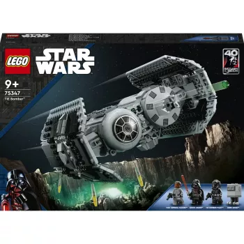 LEGO Star Wars 75347 Bombardiere TIE modello astronave con droide Gonk e 75360 Star Wars Starfighter Jedi di Yoda giocattolo da costruzione + Yoda