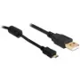 Cavo USB DeLOCK USB 2.0 A a USB-Micro-B 3m nero