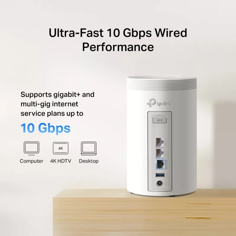 TP-LINK Deco BE68 (confezione da 3) sistema Mesh Wi-Fi 7