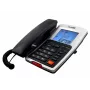 Maxcom telefono con filo da scrivania, nero